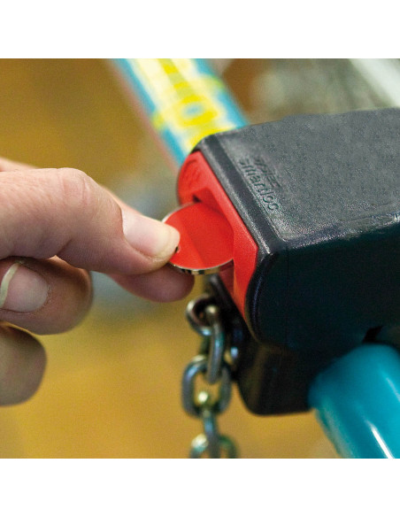 Llaveros personalizados baratos con moneda extraíble.