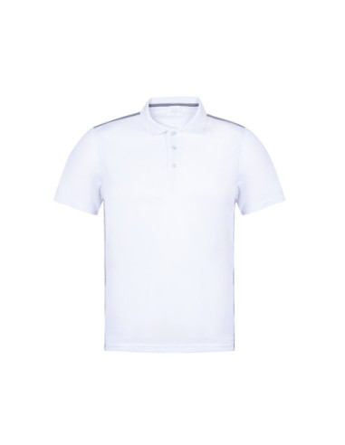 Polo técnico para Personalizar blanco y gris, Poliéster