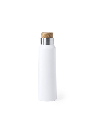 Bidón Personalizado ECO 770ml Acero Inox, Tapón Corcho.