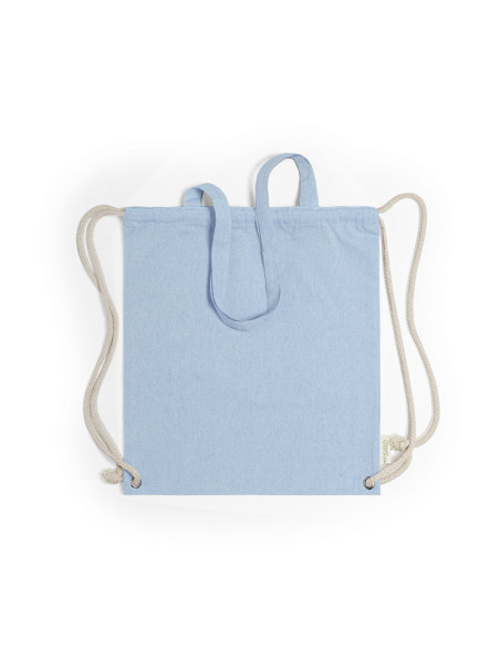 Bolsa mochila Personalizable de cuerdas ECO, Algodón reciclado140g/m2
