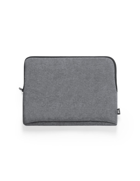 Funda portátil personalizada en RPET sostenible y acolchada.
