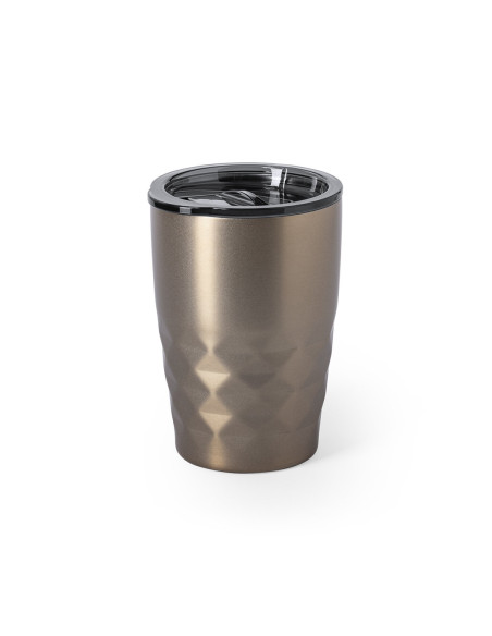 Vaso térmico Acero Inox personalizado de 350ml con doble capa.