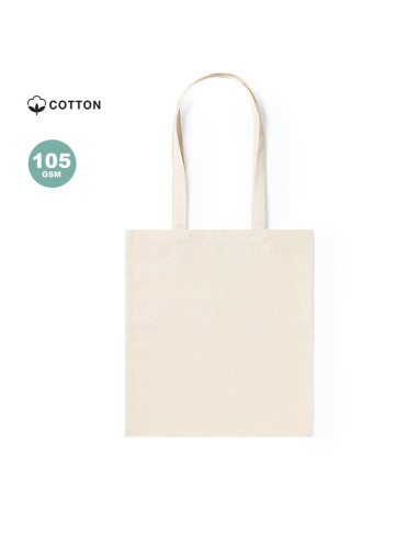 Bolsa Personalizable 100% Algodón, Asas largas...
