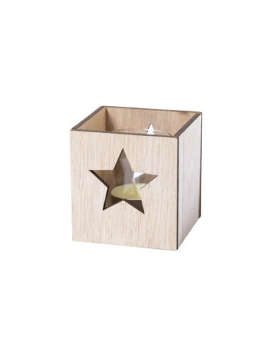 Vela personalizada navideña, vainilla, caja...