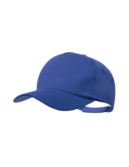 Gorra personalizada ECO, 5 paneles algodón reciclado y poliéster.