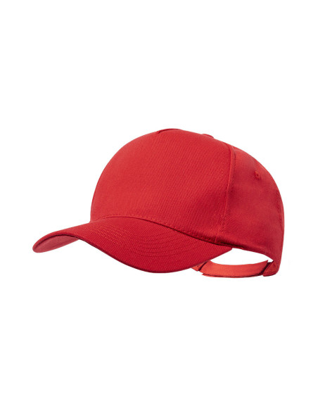 Gorra personalizada ECO, 5 paneles algodón reciclado y poliéster.