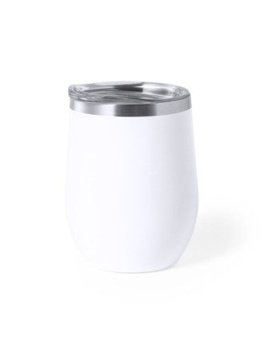 Vaso térmico Acero Inox personalizable, 350ml, tapa dosificadora.