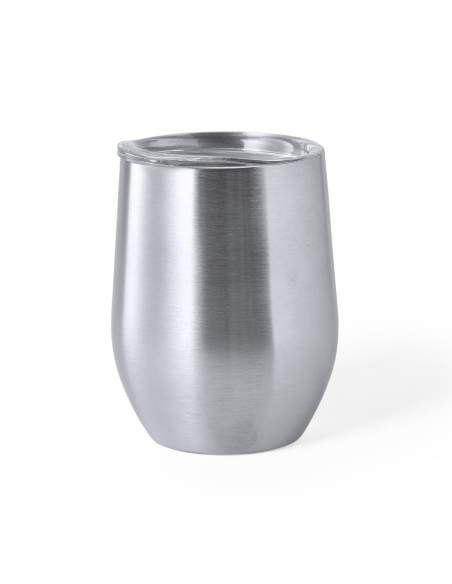 Vaso térmico Acero Inox personalizable, 350ml, tapa dosificadora.