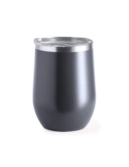 Vaso térmico Acero Inox personalizable, 350ml, tapa dosificadora.