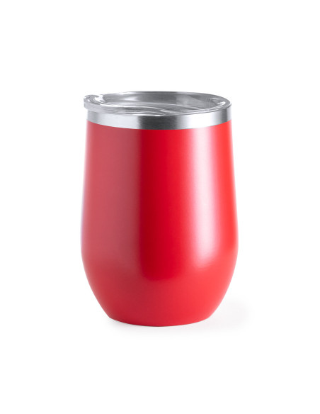 Vaso térmico Acero Inox personalizable, 350ml, tapa dosificadora.