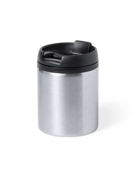 Vaso termo para publicidad, 160ml, Acero Inox, metalizado.