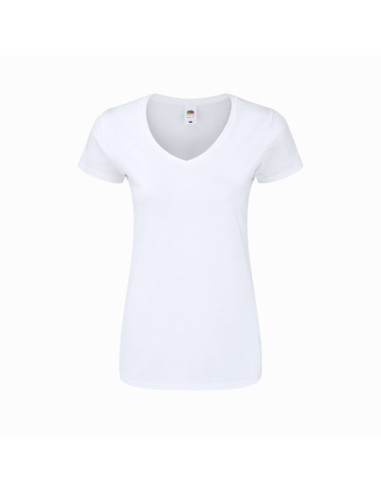 Camiseta Mujer blanca personalizada 100% algodón