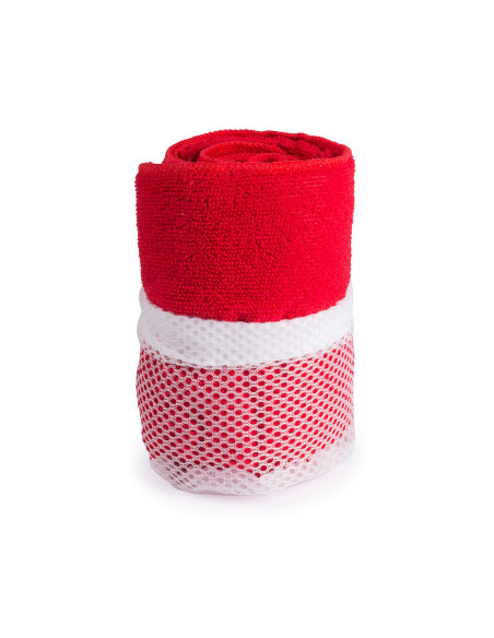 Toalla para clientes, 100x50 cm, microfibra con bolsa.