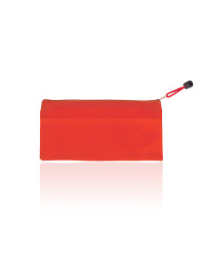 Estuche personalizado de PVC con cremallera.