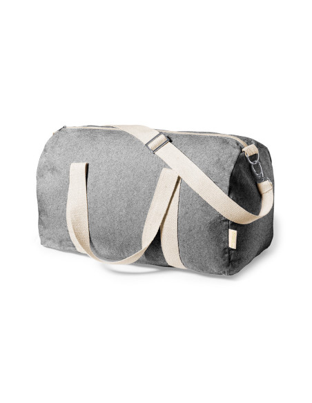 Bolsa de viaje ECO personalizada en algodón reciclado.