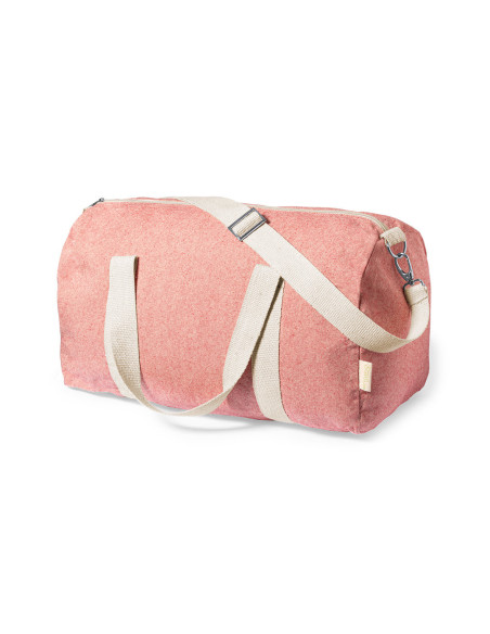 Bolsa de viaje ECO personalizada en algodón reciclado.