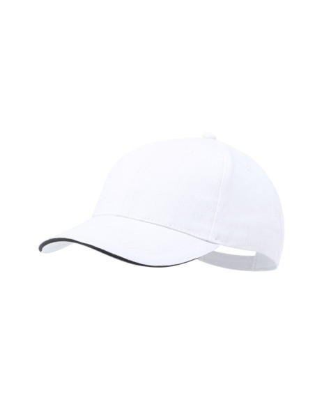 Gorra personalizada 6 paneles, resistente algodón peinado 250g/m².