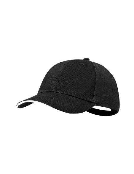 Gorra personalizada 6 paneles, resistente algodón peinado 250g/m².