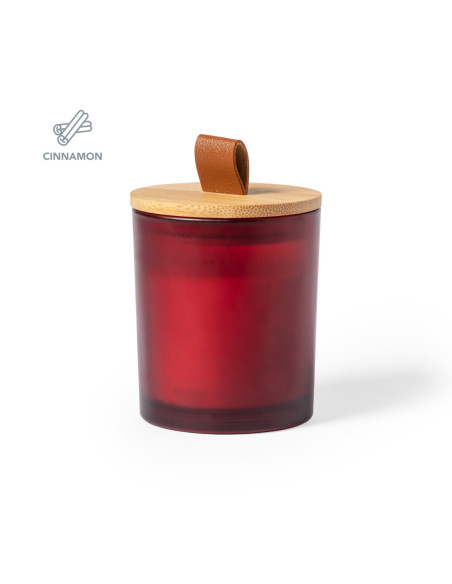 Vela personalizada, cristal y bambú, varios aromas.