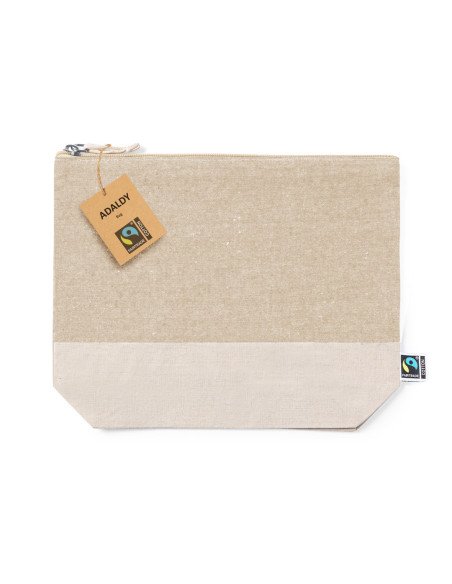 Neceser para merchandising Fairtrade, algodón sostenible.