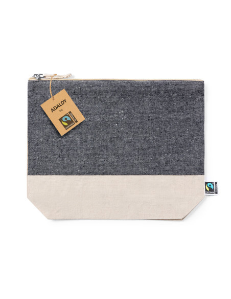 Neceser para merchandising Fairtrade, algodón sostenible.