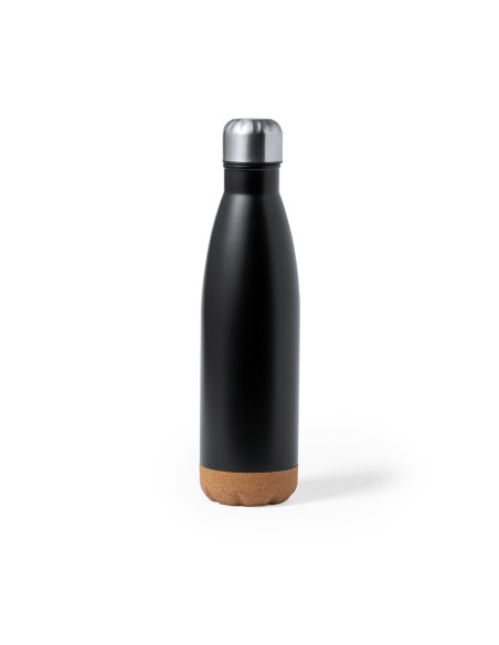Botella Térmica Personalizada de 750ml en Acero Inox y corcho.