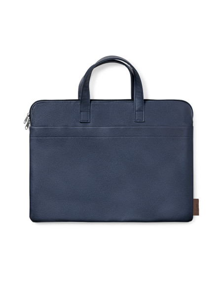 Maletín portadocumentos personalizado premium en cuero reciclado.