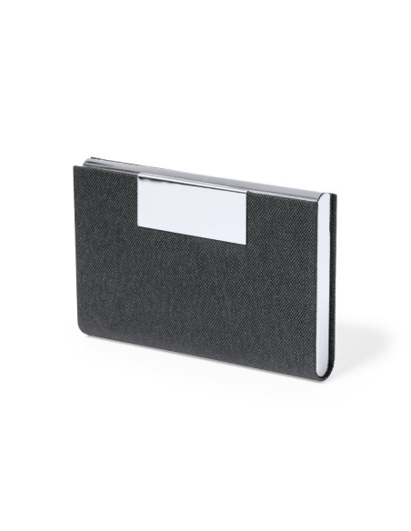 Porta tarjetas personalizado con cierre magnético, RPET.