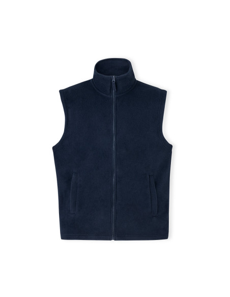 Chaleco publicitario en polar fleece y anti-pilling, XS-XXL.