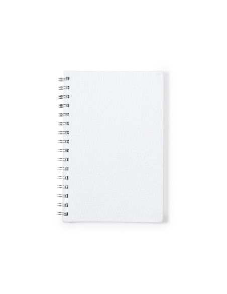 Libreta Publicitaria A5 de Anillas, tapa dura RPET 300D reciclado