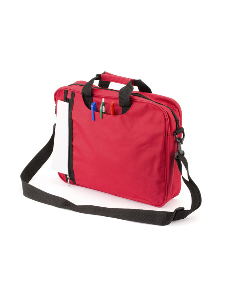 Maletín con bolsillo frontal personalizado en poliéster, 600D.