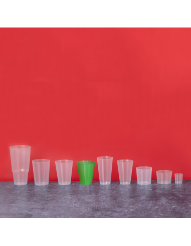 Vaso para festivales de plástico, 600ml, PP,...