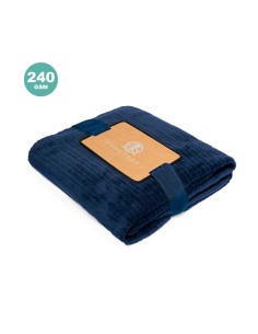 Manta personalizada, 240g/m², poliéster, bolsa reciclada...