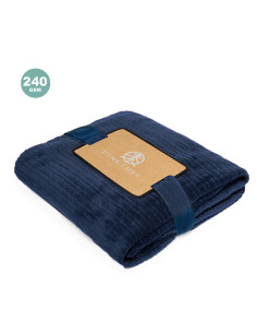 Manta personalizada, 240g/m², poliéster, bolsa reciclada... 2