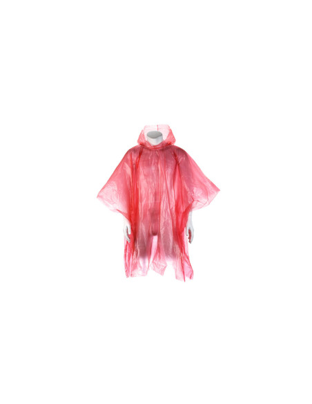 Poncho para lluvia adulto personalizad en HDPE, 127x102cm.