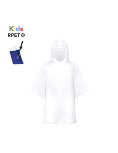 Poncho impermeable publicitario infantil en PE, funda... 2