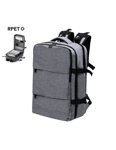 Mochila Promocional Multifunción en 300D RPET.