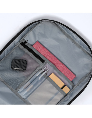 Mochila Promocional Multifunción en 300D RPET.