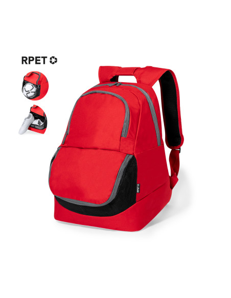 Mochila Personalizada en Poliéster 600D RPET y Asas acolchada.