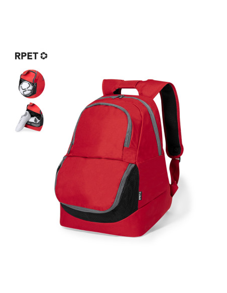 Mochila Personalizada en Poliéster 600D RPET y Asas acolchada.