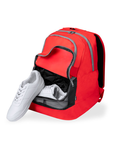 Mochila Personalizada en Poliéster 600D RPET y Asas acolchada.