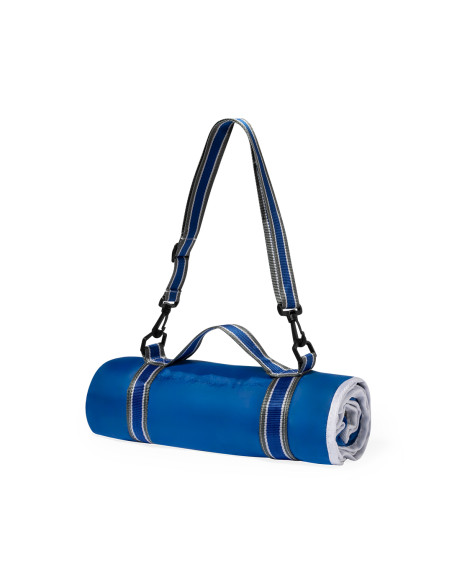 Manta de picnic personalizada polar fleece, base poliéster.