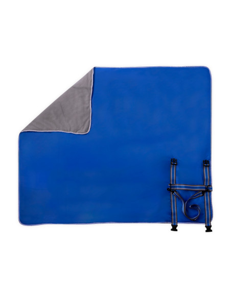 Manta de picnic personalizada polar fleece, base poliéster.