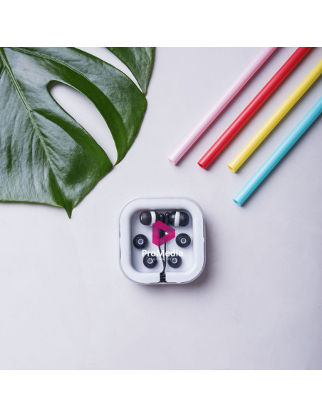 Auriculares Personalizados Bicolor, Jack 3.5mm.