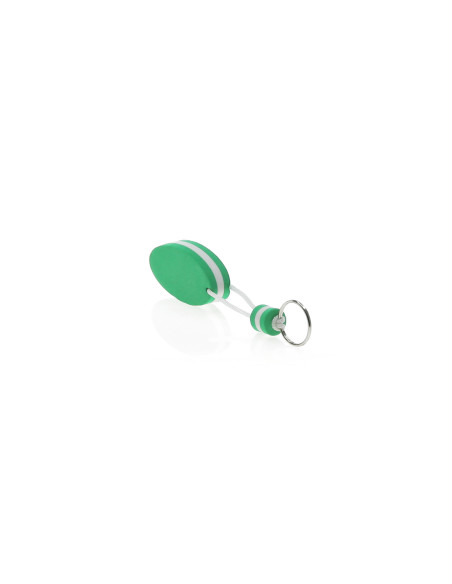 Llavero flotante bicolor en EVA, diseño original.