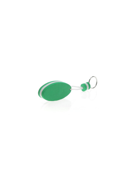 Llavero flotante bicolor en EVA, diseño original.