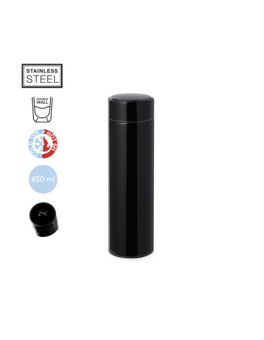 Termo Personalizado 450ml Medidor táctil...