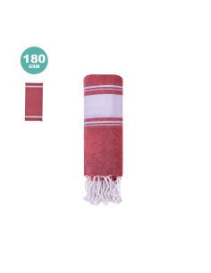 Pareo toalla para clientes en algodón y poliéster. 180g/m². 2