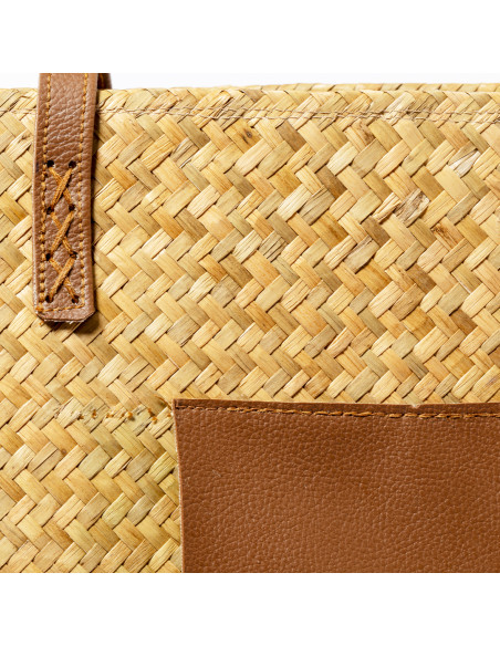 Bolso Playa Personalizado Paja Rectangular