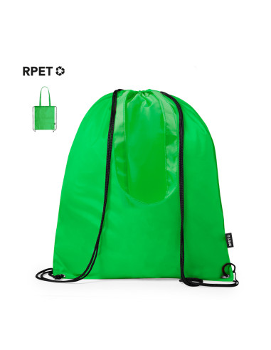 Mochila Publicitaria de cuerdas en RPET 210T, Asas 70cm